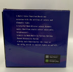 Product features and specifications on packaging