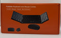 Foldable Wireless Keyboard and Mouse Combo set in black