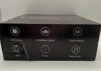 Box side with features icons showing dimming, app control, timer, music sync
