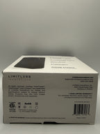 Limitless TotalCharge box bottom with warranty and certification info