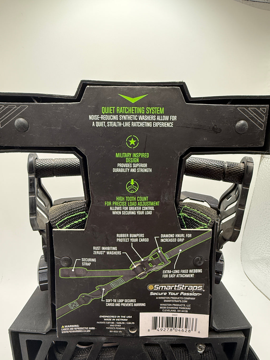 SmartStraps Tactical 10 ft Ratchet Tie Downs - 2 Pack - view 5