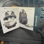 bb gear Backpack Diaper Bag with 11 Pockets and 2 Carry Options – Gray - view 6