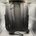 Back view showing padded backpack straps of bb gear diaper bag