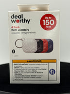 deal worthy 4 Pack Item Locators - Bluetooth Trackers Compatible with Apple Devices, Up to 150 Feet Range - view 6