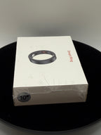 Top angled view of sealed Smart Ring box showing size 10 label