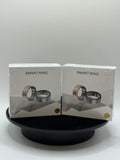 Smart Ring Health Tracker in gold and black, size 10, front packaging