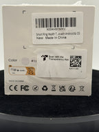 Smart Ring Health Tracker box back with description