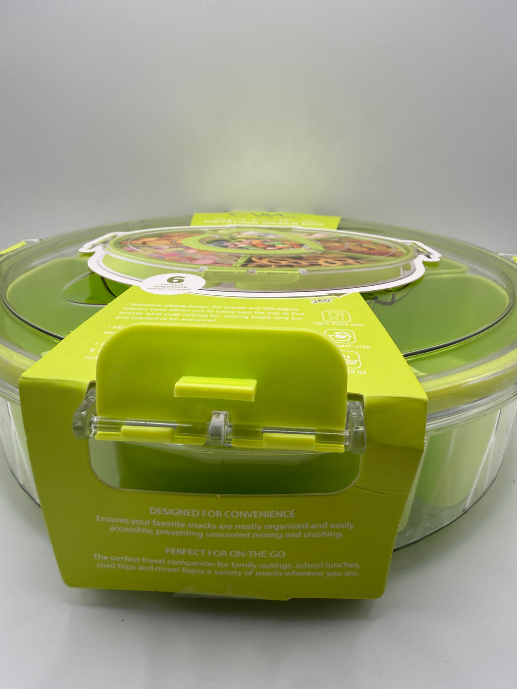 Cook With Color Rotating Snack Box - 6 Compartments - view 5