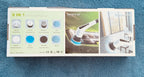 Multiple brush heads and attachments for electric cleaning brush