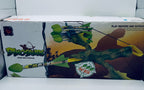 Dinosaur Bow and Arrow Toy Set packaging side view showing arrows and bow