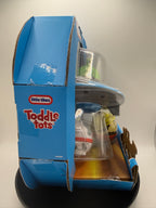 Side view of Toddle Tots Far Out Farm set in packaging