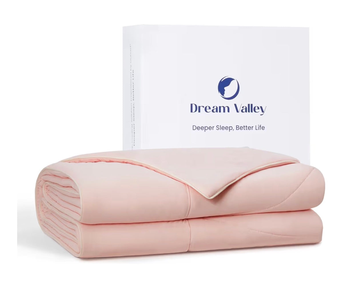 Dream Valley Queen Size Cooling Comforter Pink Blush - product image 1