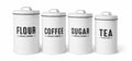 Klarstein Utah 4-Piece White Kitchen Storage Canister Set (ACB1-Utah4pc) - product photo 1