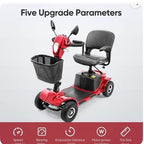 Unbranded W3467 Four-Wheel Mobility Scooter, New Sealed in Box - product photo 2