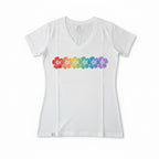 Disney Aulani Hibiscus Rainbow Flower T-Shirt Pride Women’s Small - product image 1