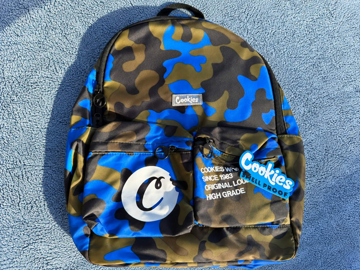 Cookies Smell-Proof Backpack - Blue Camo