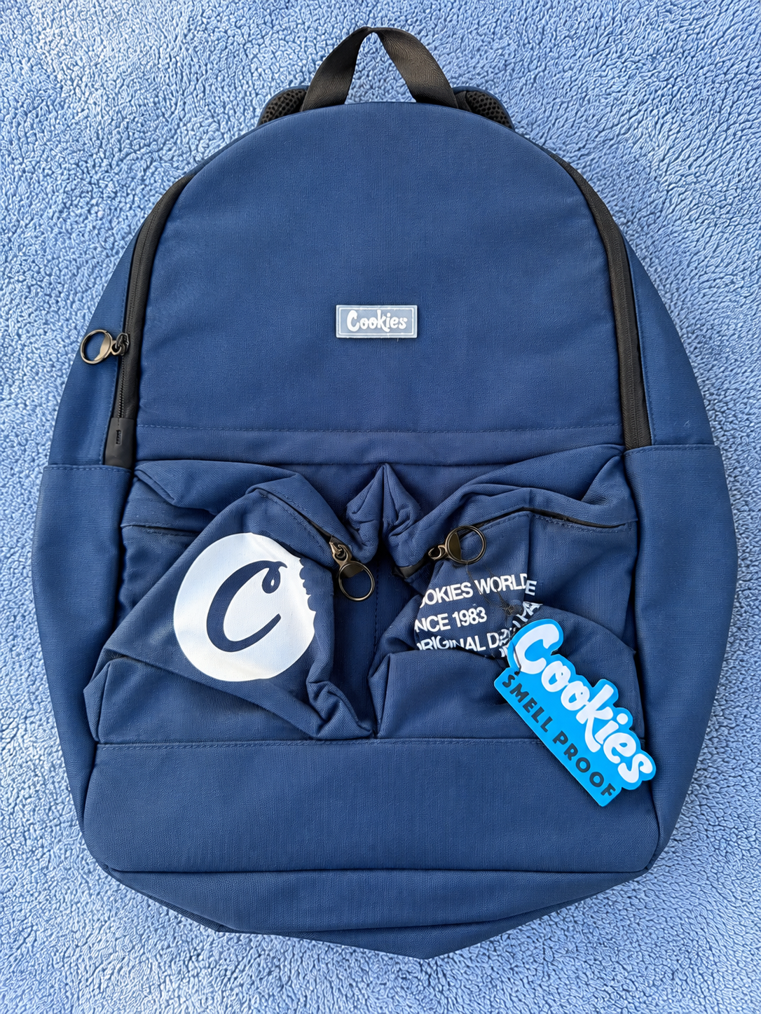 Cookies Smell-Proof Backpack - Navy Blue