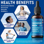 HARMONIFY Liposomal NAD+ Liquid Drops - 2 fl oz (60mL) - product image 4