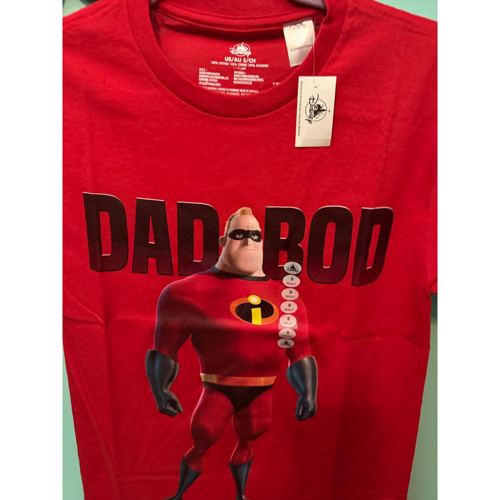 Disney's Incredibles - Dad Bod Red T-Shirt Men's Small - product image 4