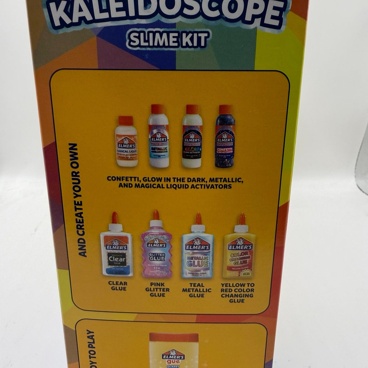 Elmer’s Kaleidoscope Slime Kit – 10 Piece Set – New in box - product image 3