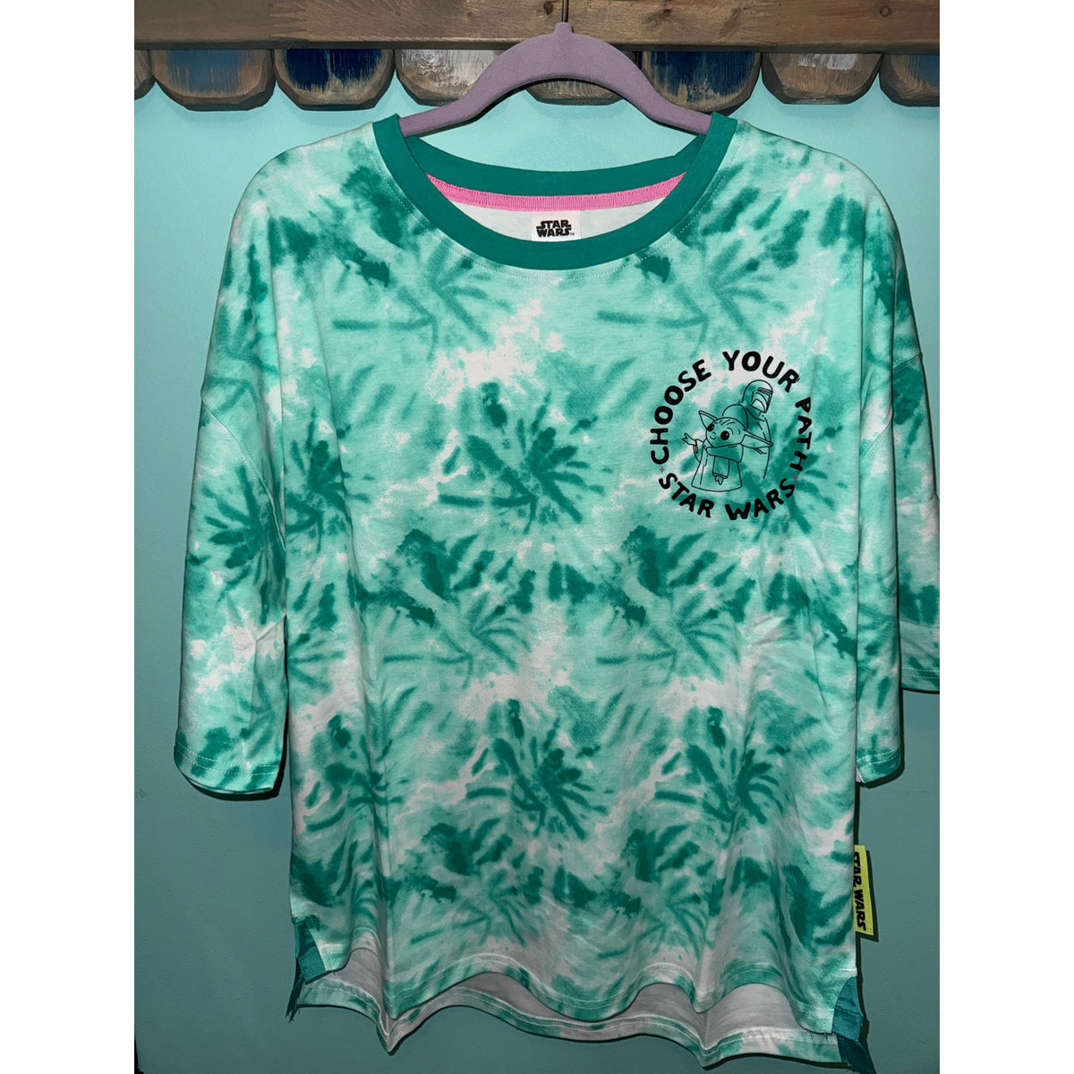 Star Wars Grogu tie-dye T-shirt front view