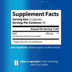 HARMONIFY NAD Supplement (500mg of 95% Pure NAD+ Per Serving, 30-Day Supply) – Vegan, Non-GMO, NAD Booster for Longevity
