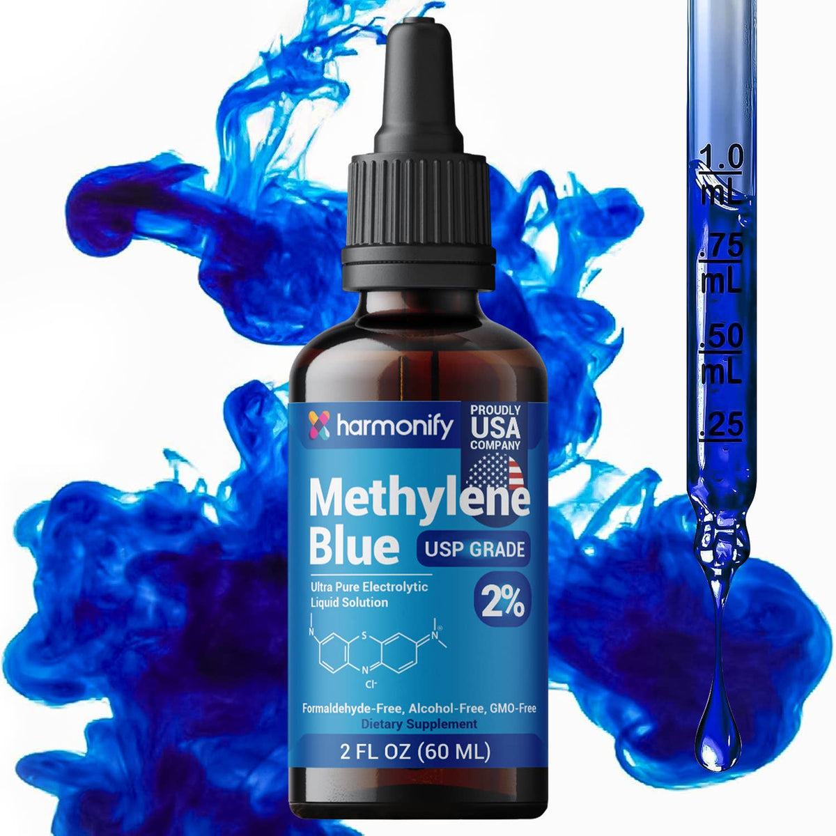 HARMONIFY Methylene Blue Supplement 60 ML (2 FL OZ) - product image 1