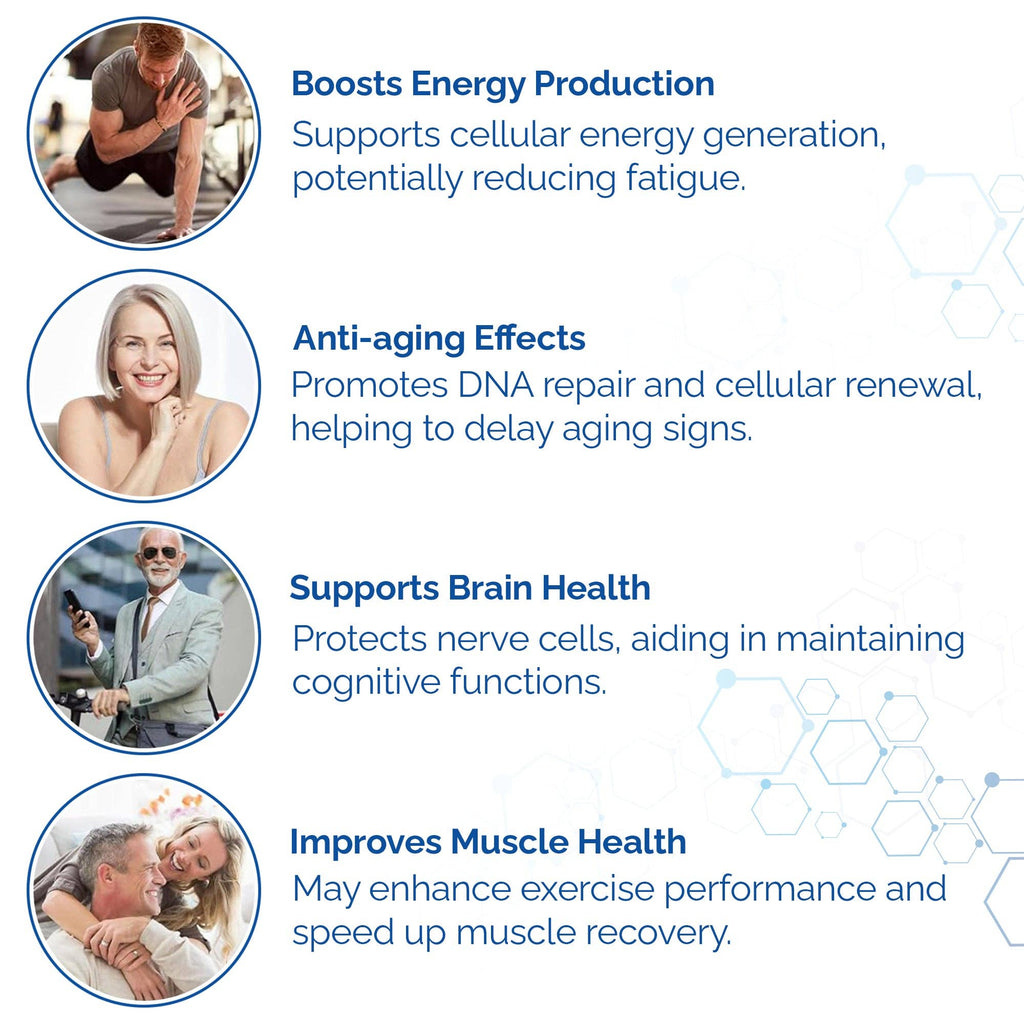 HARMONIFY NAD Supplement (500mg of 95% Pure NAD+ Per Serving, 30-Day Supply) – Vegan, Non-GMO, NAD Booster for Longevity