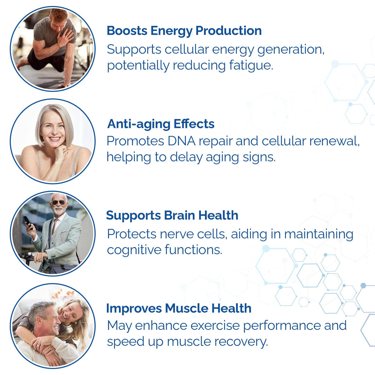 HARMONIFY NAD Supplement (500mg of 95% Pure NAD+ Per Serving, 30-Day Supply) – Vegan, Non-GMO, NAD Booster for Longevity