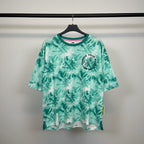 Disney Star Wars Grogu Choose Your Path green-and-white tie-dye T-shirt on a hanger