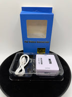 White Mini AV2HDMI 1080p converter with USB power cable and retail box