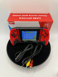 Red Q21 500-in-1 single-player handheld game console with USB cable, AV cable and box